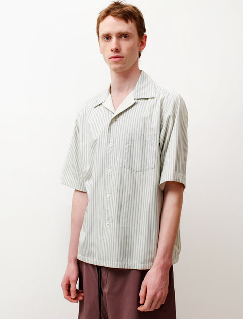 Auralee Terry Lined Finx Stripe Shirt