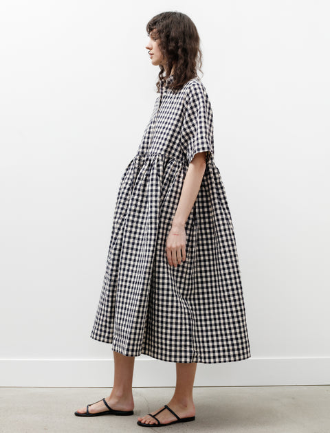 Casey Casey Ethal Dress Navy Check