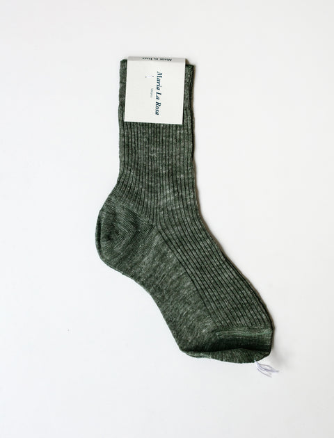 Maria La Rosa Linen Melange Socks