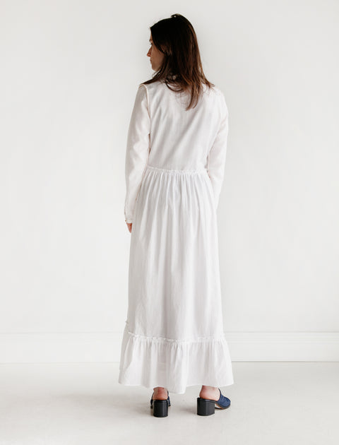Untitled Co. Phyphy Double Thread Khadi Dress White