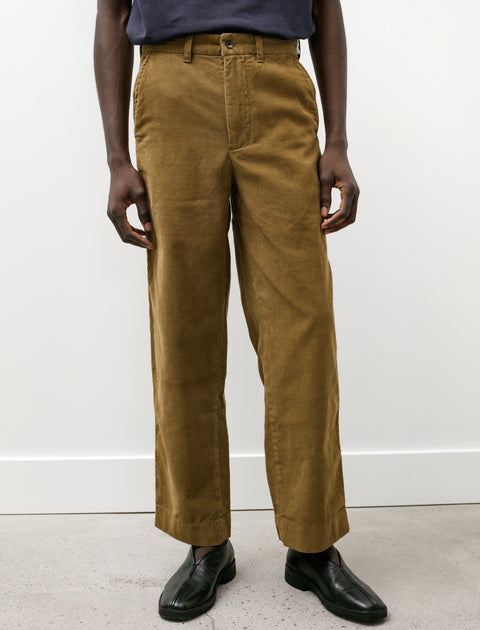 Bode Corduroy Standard Trousers Olive