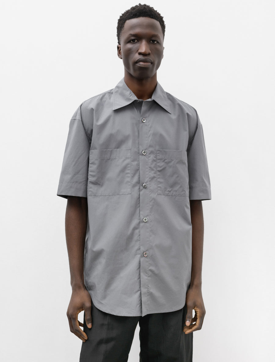 grey short sleeve dress shirt The Baldwin Grey Short Sleeve Button Down S / Grey