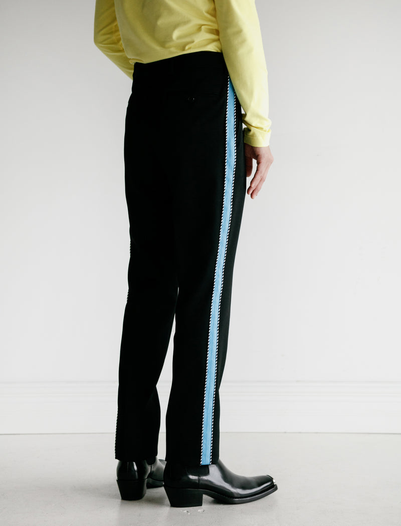 Gabardine Binding – W39 Pants NYC Contrast Neighbour Wool Cigarette Calvin Klein 205