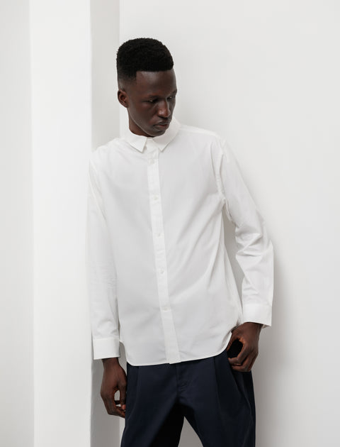 niuhans Supima Cotton Regular Collar L/S Shirt White