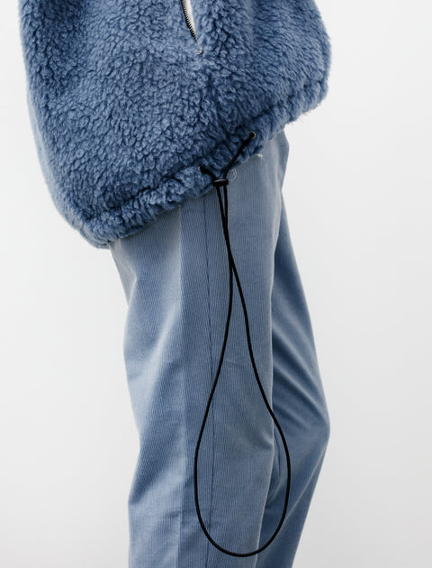 Camiel Fortgens Fleece Anorak Wool Grey Blue