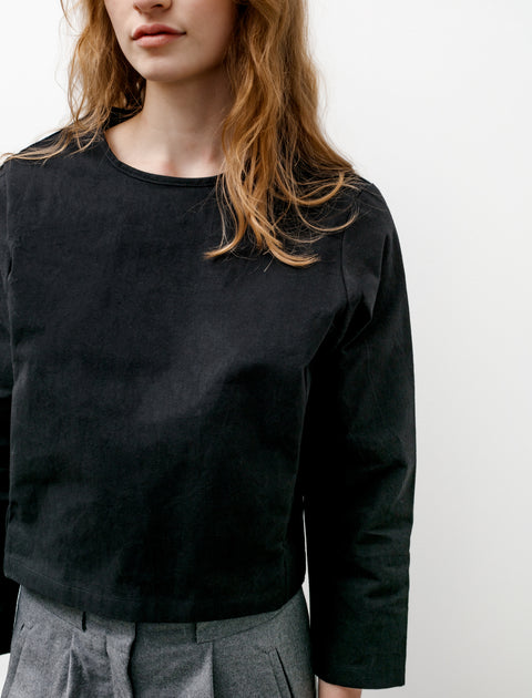 MAN-TLE WR-13 S5 Pullover Top Black Wax