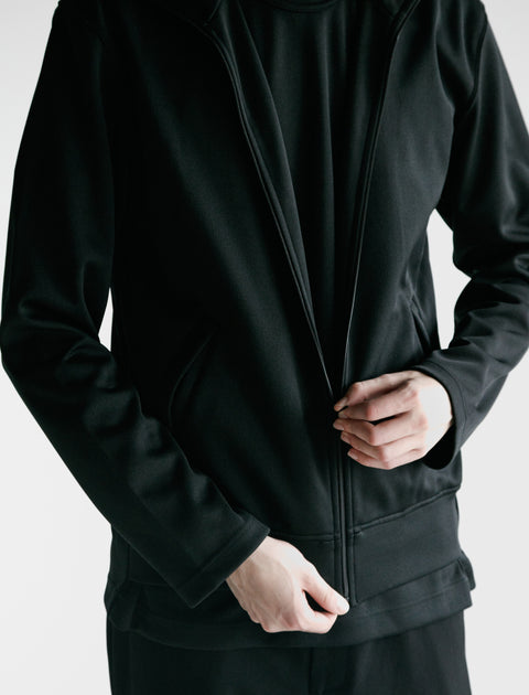 Comme des Garcons Poly Jersey Thick Jacket Black