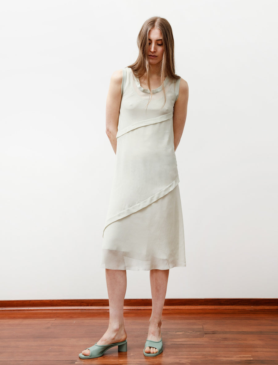 layered georgette dress Lysandra Dress Silk Georgette Double Layer