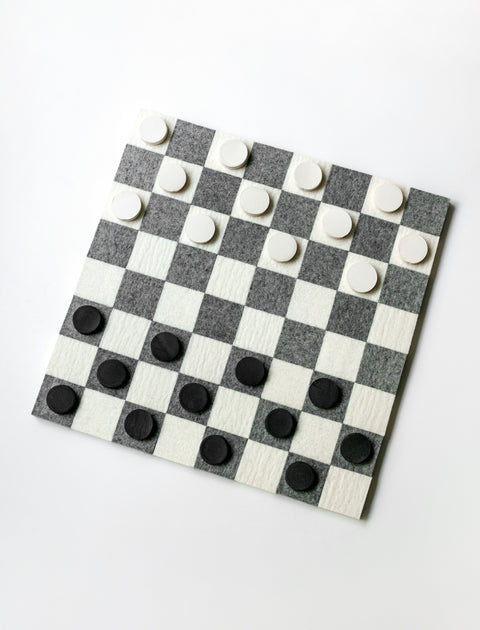 Felted Checker Board Set