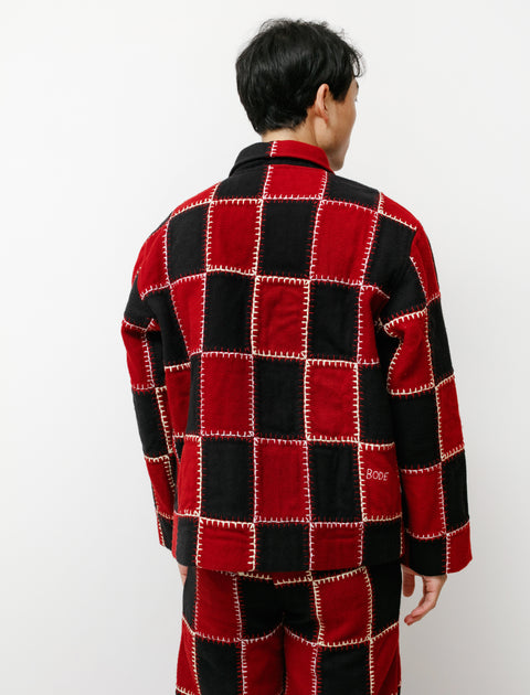 Bode Blanket Stitch Quilt Jacket