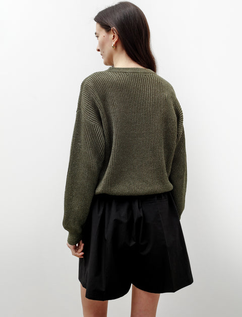 Cristaseya Washi Paper Sweater Olive