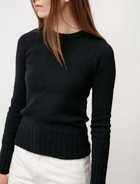 Lemaire Fitted Sweater Black