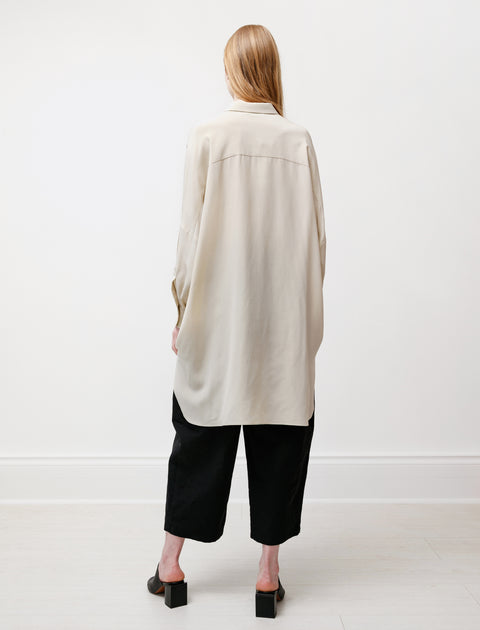 Dusan Oversized Silk Shirt Chino