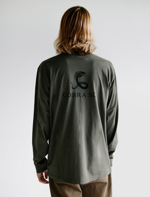 Cobra S.C. Long Sleeve T-Shirt Military Green Jersey