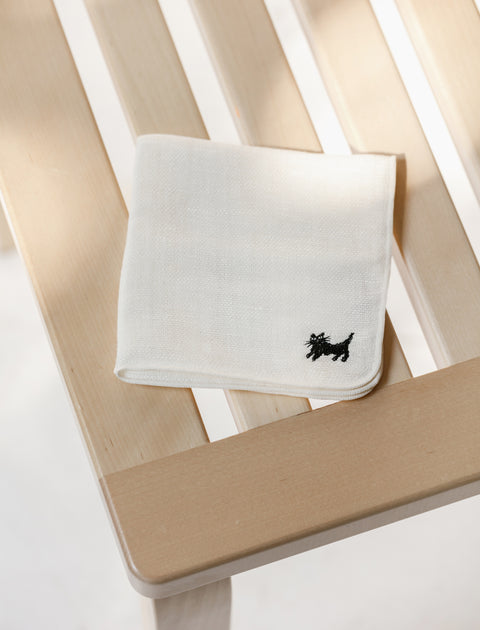 Embroidered Linen Handkerchief