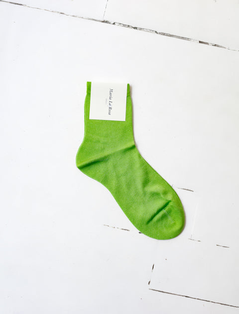 One Ankle Silk Sock