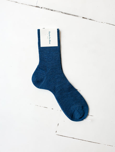 Ribbed Wool Socks